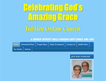 Tablet Screenshot of jubileeonlinechurch.org